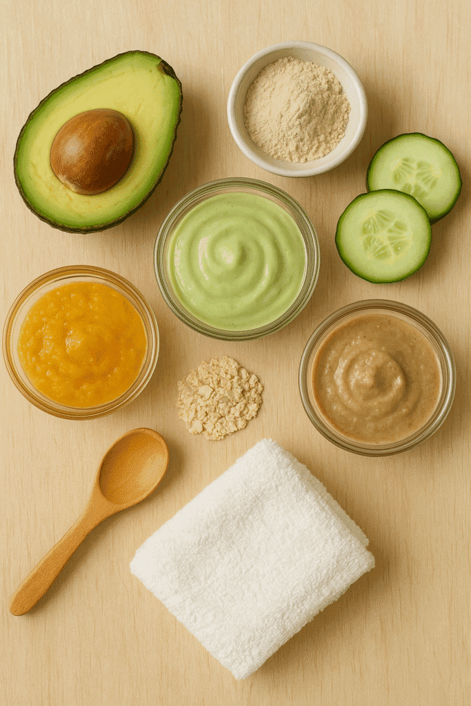 Masques maison pour une peau éclatante et équilibrée