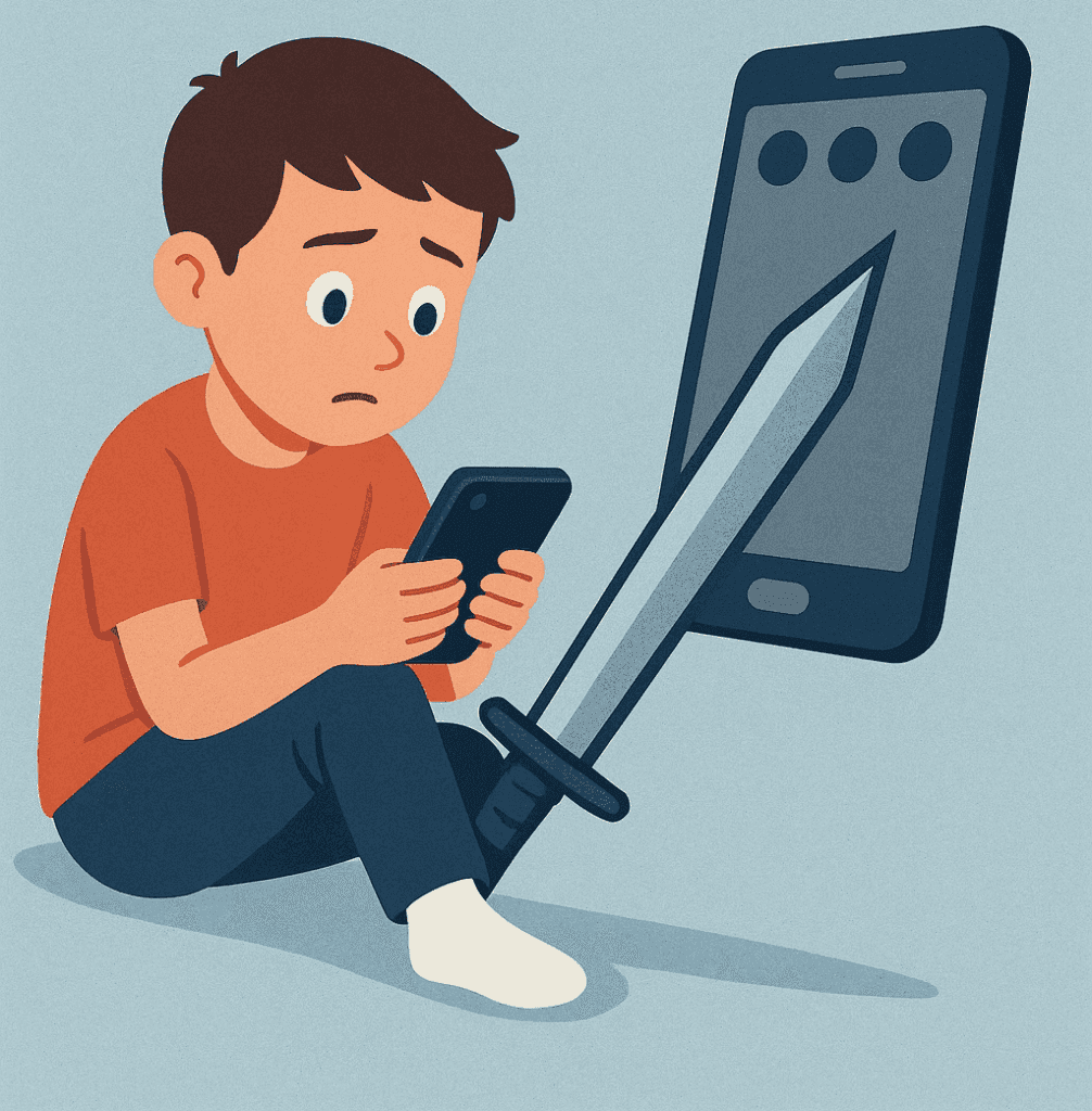 Les dangers du smartphone pour les enfants :